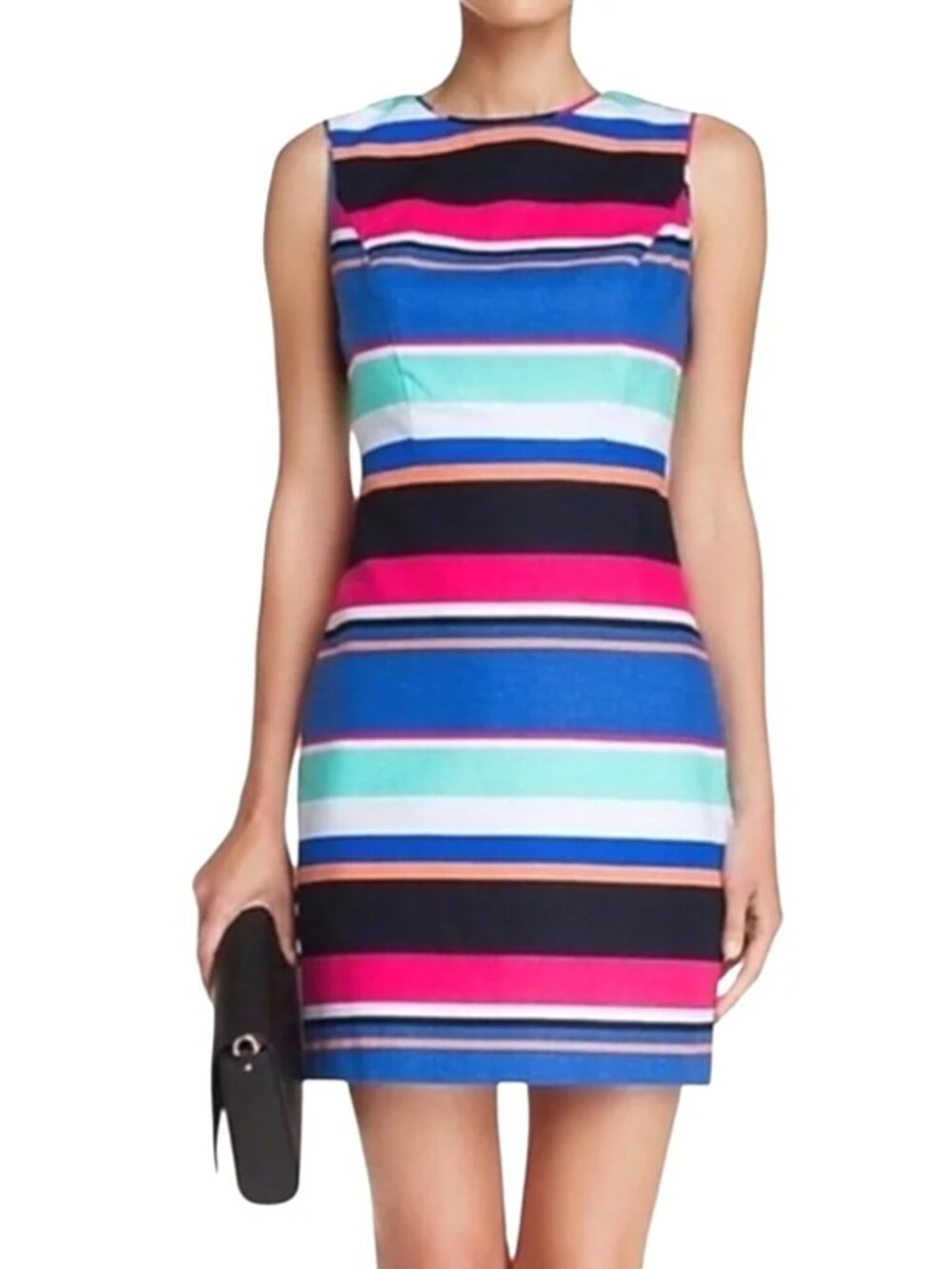 Kate Spade Mariam Tropical Stripe Sheath Dress Size 8